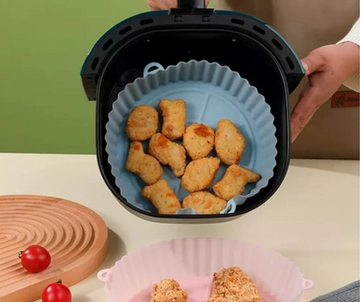 CANASTA DE SILICONA PARA AIR FRYER