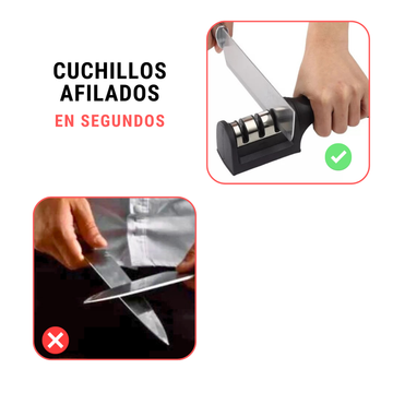 AFILADOR DE CUCHILLOS 3 EN 1