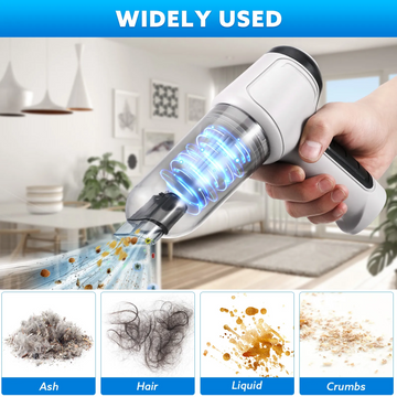 ASPIRADORA PORTÁTIL DE MANO MULTIUSO RECARGABLE CON FILTRO Y ACCESORIOS BJ107