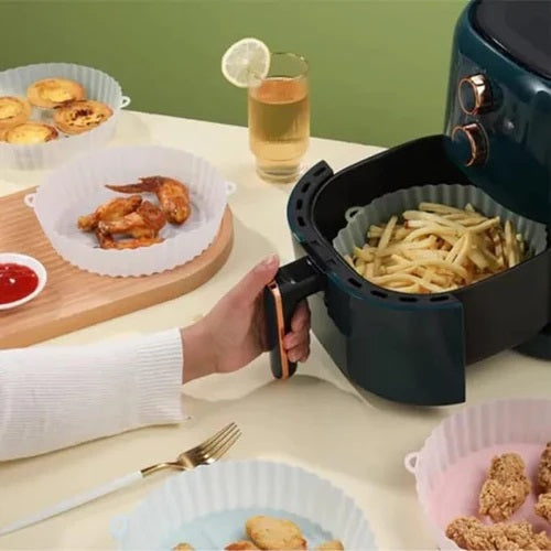 CANASTA DE SILICONA PARA AIR FRYER