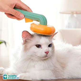 CEPILLO CALABAZA REMOVEDOR DE PELOS PARA MASCOTAS