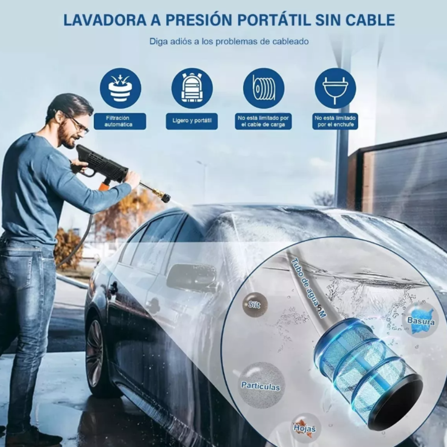 HIDROLAVADORA DE ALTA PRESION LIMPIEZA POTENTE