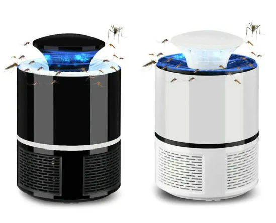 LÁMPARA MATA MOSCAS Y MOSQUITOS LUZ LED